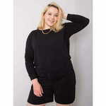 BASIC FEEL GOOD Ženska bombažna majica plus size DONNA black RV-BL-6326.02X_362633 3XL