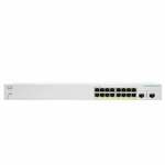 slomart cisco cbs220-16p-2g | stikalo | 16x rj45 1000mb/s poe, 2x sfp, namizni, rack, 130w