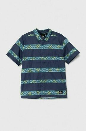 Otroška bombažna srajca Quiksilver DALNAVERTSSYTH - modra. Otroška srajca iz kolekcije Quiksilver