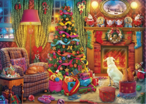 WEBHIDDENBRAND GIBSONS Puzzle Božična dekoracija 1000 kosov