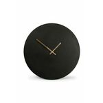 Stenska ura S|P Collection Zone - črna. Stenska ura iz kolekcije S|P Collection. Model izdelan iz kovine.