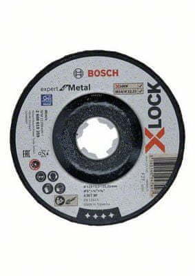 BOSCH Professional brusilna plošča X-LOCK Expert for Metal 125x6x22.23mm