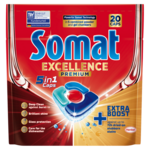 Somat Excellence 5v1 tablete za pomivalni stroj, 20/1