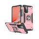 MG Ring Armor plastika ovitek za Samsung Galaxy A72 4G, roza
