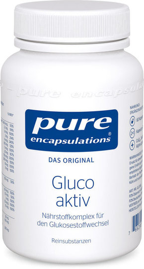 Pure encapsulations Gluko aktiv - 60 kaps.