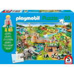 WEBHIDDENBRAND SCHMIDT Puzzle Playmobil Zoo 60 kosov + figurica Playmobil