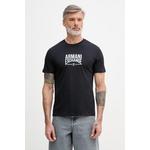 Armani Exchange Kratka majica moška bombažna črna XM002452.AF10334