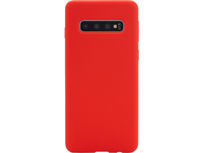 Chameleon Samsung Galaxy S10+ - Silikonski ovitek (liquid silicone) - Soft - Red