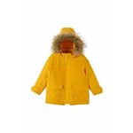 Otroška jakna Reima oranžna barva - oranžna. Otroška Jakna iz kolekcije Reima. Podloženi model izdelan iz enobarvnega materiala.