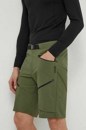 Pohodne kratke hlače Colmar zelena barva - zelena. Pohodne kratke hlače iz kolekcije Colmar. Model izdelan iz trpežnega materiala s hidrofobnim premazom.