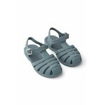 Otroški sandali Liewood Bre - modra. Otroški sandali iz kolekcije Liewood. Model izdelan iz sintetičnega materiala.