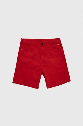 Otroške kratke hlače Birba&amp;Trybeyond rdeča barva - rdeča. Otroški kratke hlače iz kolekcije Birba&amp;Trybeyond. Model izdelan iz tanke