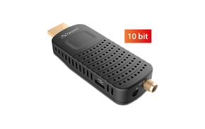 STRONG DVB-T/T2 tuner HDMI stick SRT 82/ Full HD/ H.265/HEVC/ zunanja antena/ EPG/ PVR/ HDMI/ USB/ micro USB/ IR/ črna