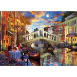 WEBHIDDENBRAND ART PUZZLE Sestavljanka Most Rialto, Benetke 1500 kosov