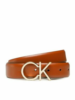 Calvin Klein Ženski pas Re-Lock Ck Logo Belt 30Mm K60K610157 Rjava
