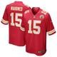 Patrick Mahomes 15 Kansas City Chiefs Nike Game dres, velikost XL