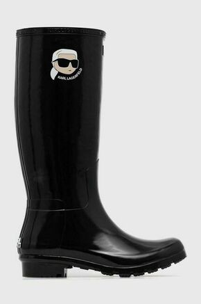 Gumijasti škornji Karl Lagerfeld KALOSH NFT ženski