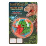 Dino World Plazeči dinozavri Dino Svet, 18 kosov, barva zelena, modra, rdeča