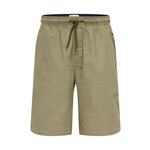 Kratke hlače iz mešanice lana Wrangler moško, zelena barva - zelena. Kratke hlače iz kolekcije Wrangler. Model izdelan iz tkanini. Lahek material, namenjen za toplejše letne čase.