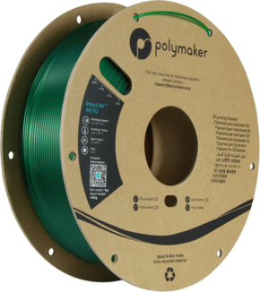 PolyLite PETG Translucent Green - 1