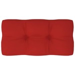 vidaXL Blazina za kavč iz palet rdeča 80x40x10 cm
