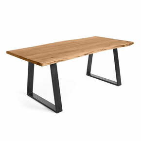Jedilna miza z mizno ploščo iz akacije v naravni barvi 90x180 cm Alaia – Kave Home