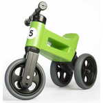 Funny Wheels New Sport 2v1 trikolesnik, zelen