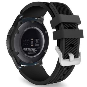 Pašček za uro Samsung Galaxy Watch 46mm Tech-Protect Smoothband Black