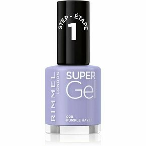 Rimmel Super Gel STEP1 gel lak za nohte 12 ml Odtenek 028 purple haze