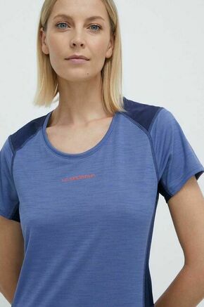 Športna kratka majica LA Sportiva Compass Q31644643 - modra. Športna kratka majica iz kolekcije LA Sportiva. Model izdelan iz materiala z antibakterijskim premazom.
