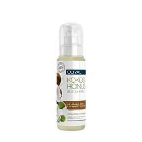 Olival Coconut Castor ricinusovo olje za krepitev las 60 ml