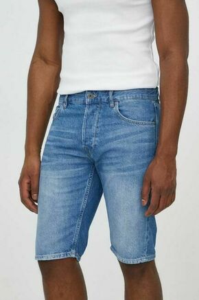Jeans kratke hlače Pepe Jeans moški - modra. Kratke hlače iz kolekcije Pepe Jeans. Model izdelan iz jeansa. Model iz tankega materiala je idealen za toplejše letne čase.