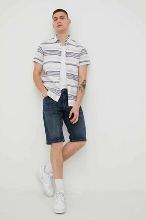 Tom Tailor jeans kratke hlače - mornarsko modra. Kratke hlače iz kolekcije Tom Tailor. Model izdelan iz jeansa.