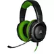 Corsair HS35G Stereo (CA-9011197-EU) gaming slušalke, 3.5 mm, zelena/črna, 113dB/mW, mikrofon