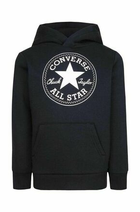 Otroški pulover Converse črna barva