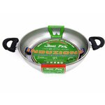STEEL PAN ponev Eco Green 28 cm, dvojni ročaj, indukcija, inox