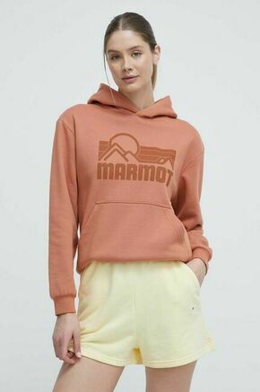 Pulover od trenirke Marmot Coastal oranžna barva