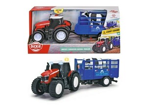 Traktor dickie toys rdeča