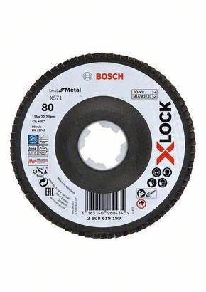 Bosch 1-delne lamelne brusilne plošče X-LOCK