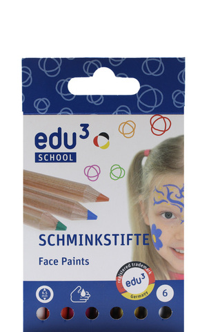 EDU3 Barve za obraz v lesenem svinčniku