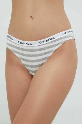 Spodnjice Calvin Klein Underwear siva barva - siva. Spodnjice iz kolekcije Calvin Klein Underwear. Model izdelan iz elastične