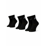 Set 3 parov unisex visokih nogavic adidas Light Crew 3pp DZ9394 Black/Black/Black