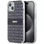 DKNY DKNY etui za IPHONE 14, združljiv z MagSafe DKHMP14SHRHSEK (DKNY HC MagSafe PC TPU Repeat Texture Pattern W/ Stripe) black