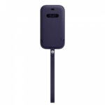 Apple Leather Sleeve with MagSafe zaščitni ovitek za iPhone 12 mini, Deep Violet (MK093ZM/A)