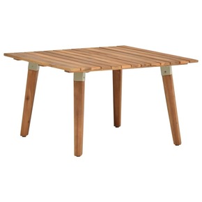 Vrtna klubska mizica 60x60x36 cm trden akacijev les