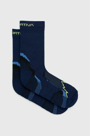 Nogavice LA Sportiva X-Cursion - mornarsko modra. Dolge nogavice iz kolekcije LA Sportiva. Model izdelan iz materiala
