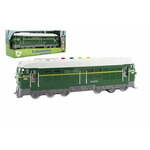 Teddies 35 cm zelena plastična lokomotiva na baterije z zvokom in svetlobo