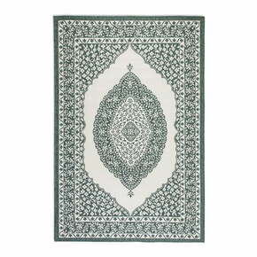 Zelena/kremno bela zunanja preproga 80x150 cm Gemini – Elle Decoration