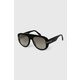 Sončna očala Tom Ford moška, črna barva, FT1078_5501G - črna. Sončna očala iz kolekcije Tom Ford. Model z enobarvnimi stekli in okvirji iz plastike. Ima filter UV 400.