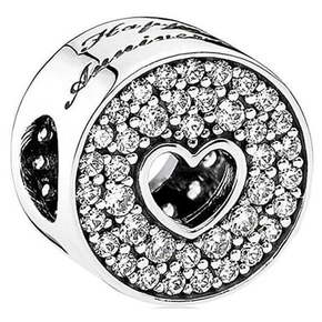 Pandora Srebrna kroglica Srečna obletnica 791977CZ srebro 925/1000